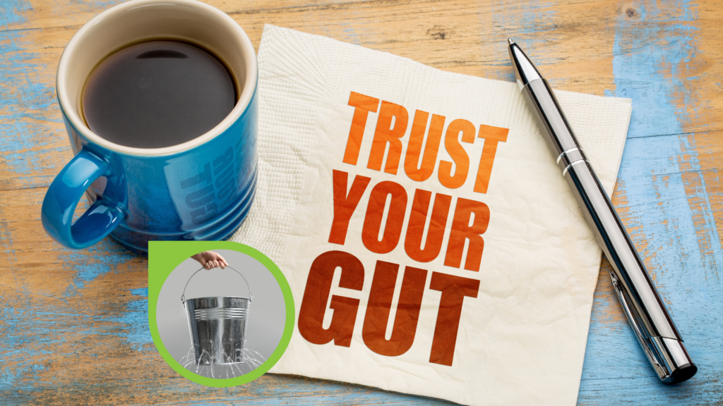 Graphic showing the importance of gut health for overall well-being